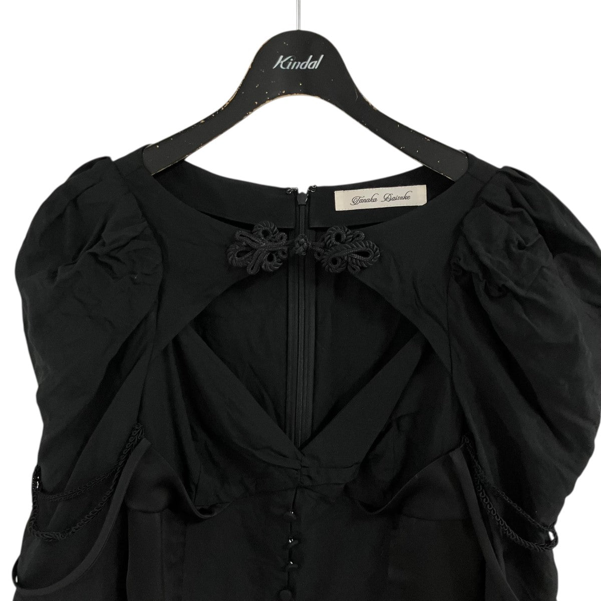 レイヤードブラパフ スリーブブラウス