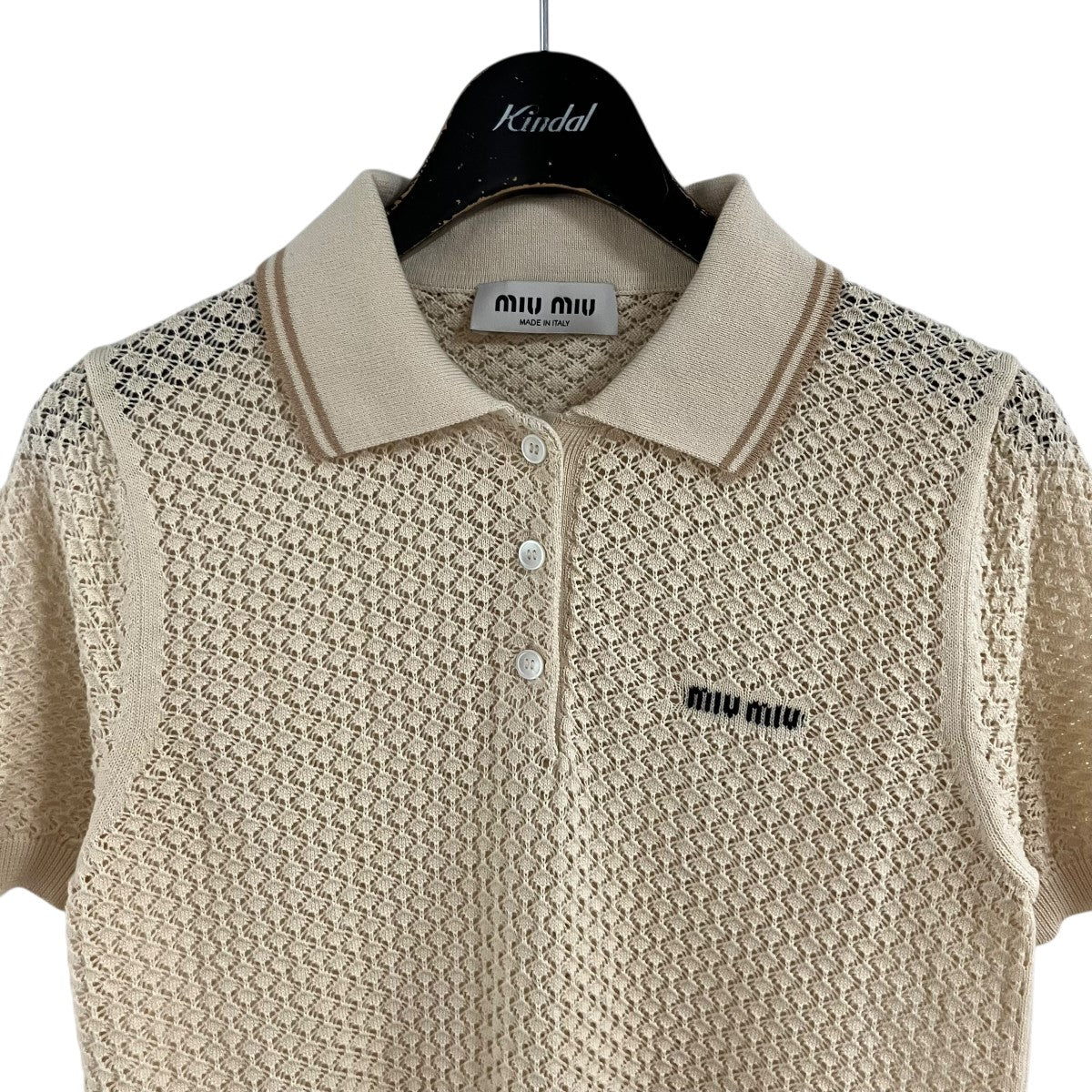 ロゴニットポロシャツ