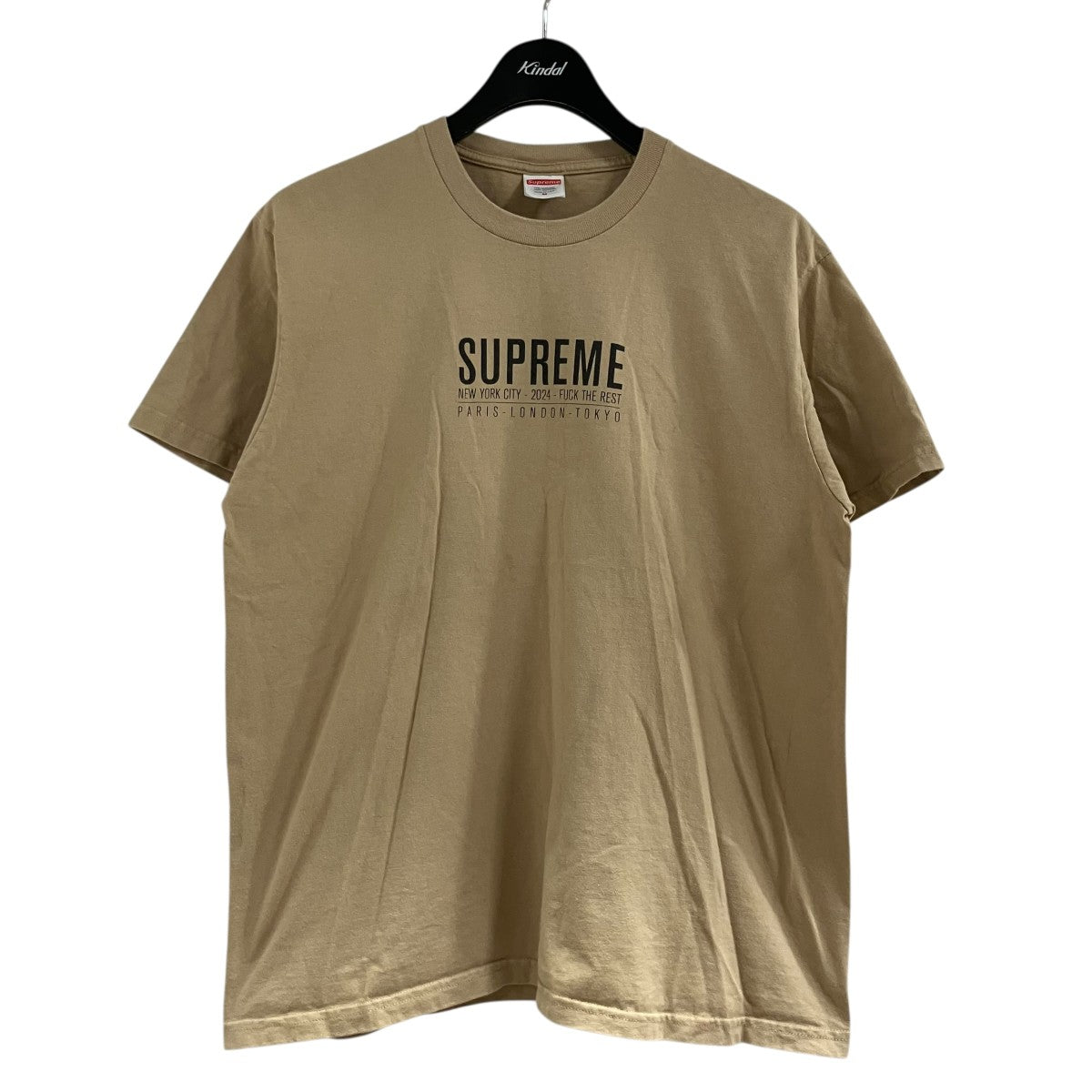 Supreme(シュプリーム) 24SSParis TeeプリントTシャツ ベージュ サイズ