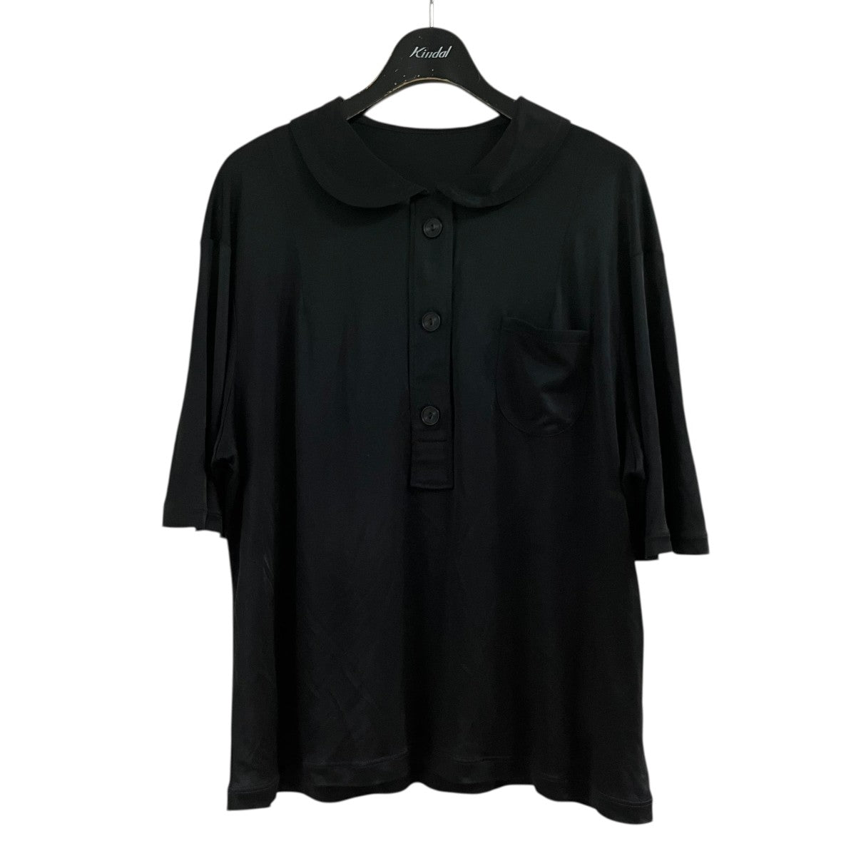 新品未使用品　Maison Margiela 変形シャツ ブラック　s Maison Margiela(メゾンマルジェラ) 丸襟シャツブラウス S51GL0060