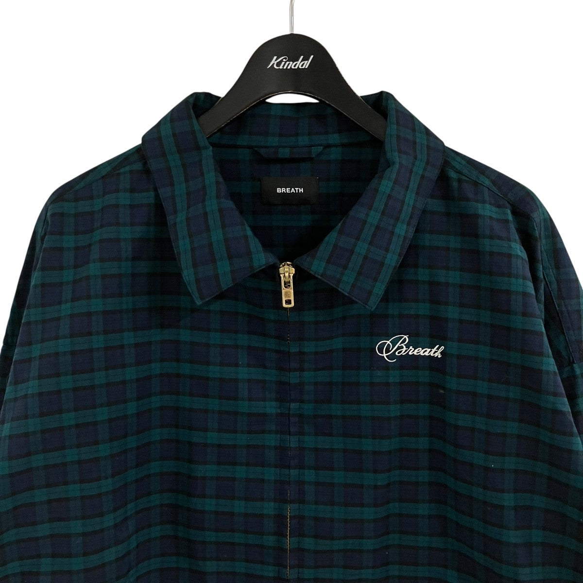 チェックジップアップジャケット