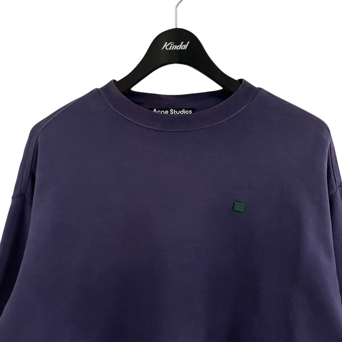 フェイスロゴ長袖スウェット