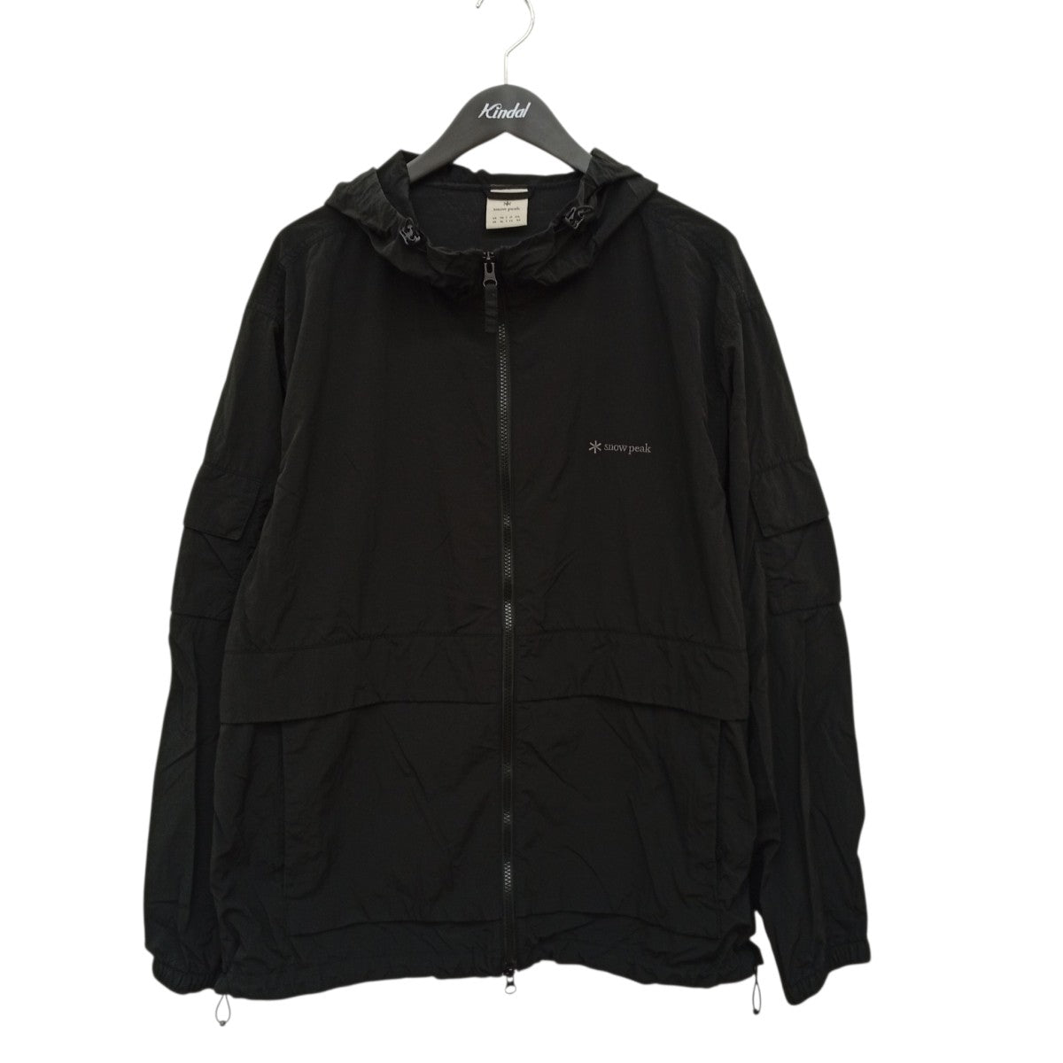 Taslan Pocket Windbreakerナイロンフーデッドジャケットs25mml-wb50