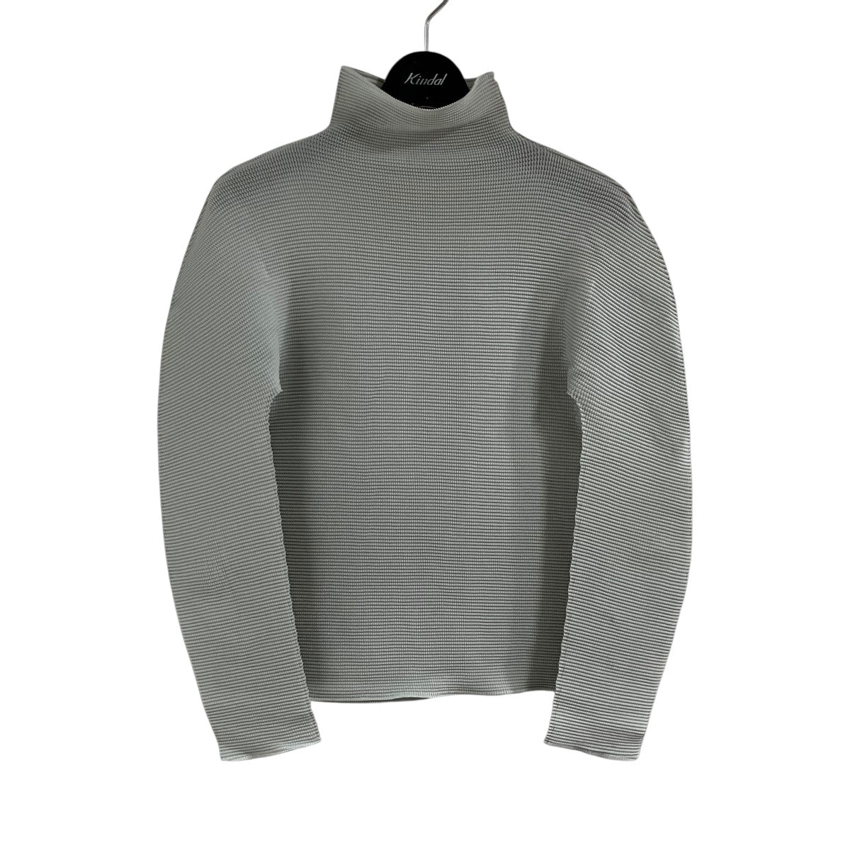 MIYAKE ISSEY (極美品)me プリーツハイネックカットソー プリーツ ミヤケ) (ミーイッセイ MIYAKE ISSEY 中古・古着通販】me 洗える トップス