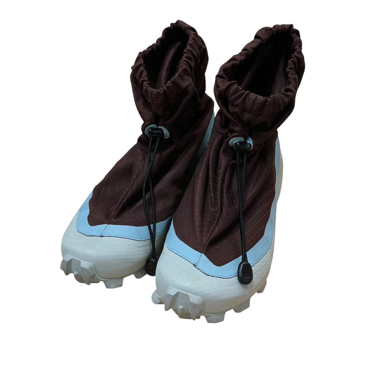 SALOMON×MM6 Maison Margiela クロスミッドスニーカー 474066 ブラウン 