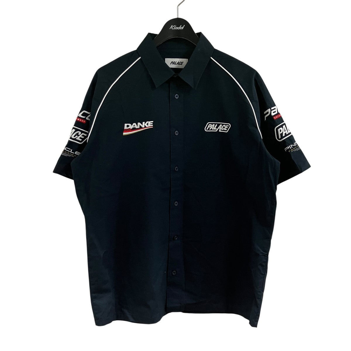 PALACE ロゴ刺繍ワークシャツ 古着・中古-1枚目のアイテム画像