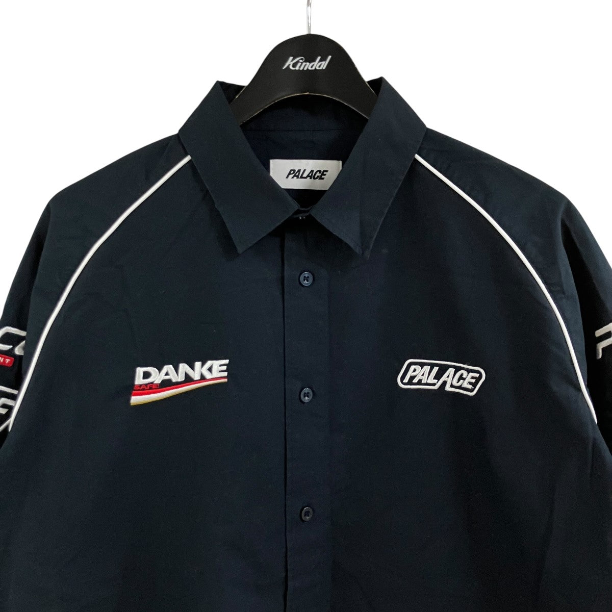 PALACE ロゴ刺繍ワークシャツ 古着・中古-2枚目のアイテム画像