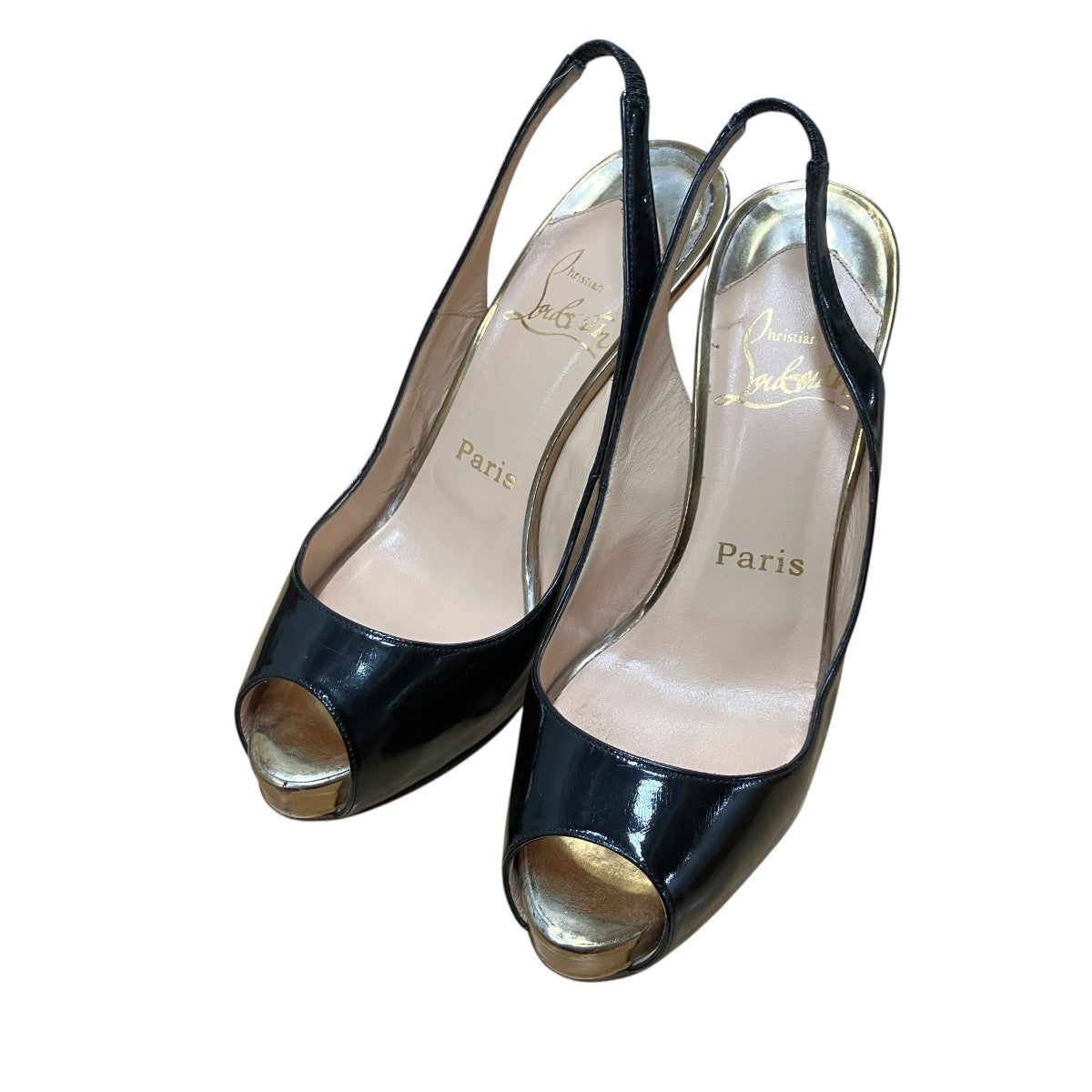 Christian Louboutin(クリスチャンルブタン) パテントレザーオープン 