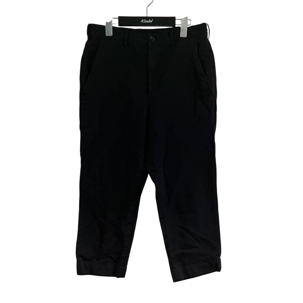 Black Comme des garçons ポリ縮　パンツ BLACK COMME des GARCONS(ブラックコムデギャルソン) ポリ縮クロップド