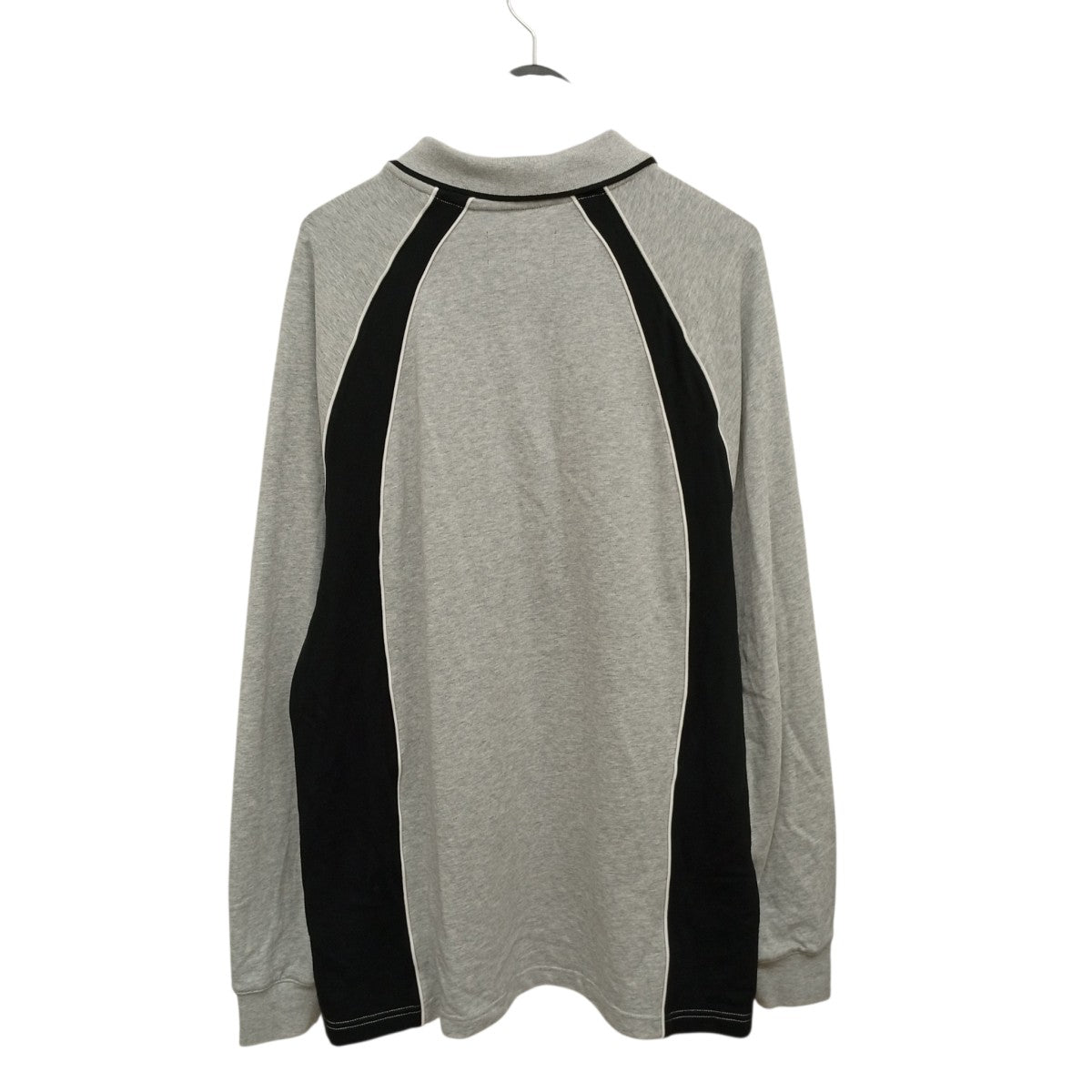 JORDAN BRAND M J FLT LS POLO JRSY GRAY長袖ポロシャツIF1915-050