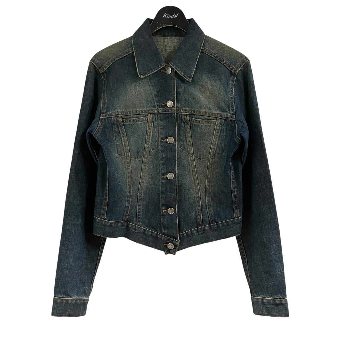 GUCCI(グッチ) クロップドデニムジャケット インディゴ サイズ 40
