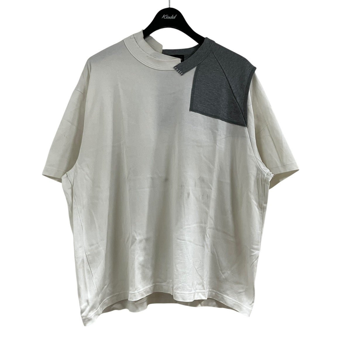 kolor ドッキングシャツ KOLOR(カラー) ドッキングTシャツ 21SCM-T04203 ホワイト サイズ 3