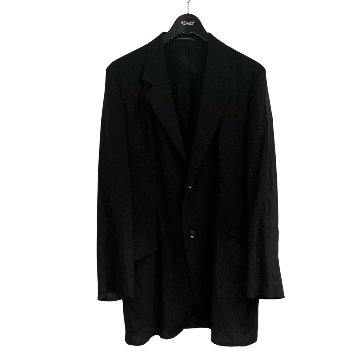 ニ*生様 Y's for men テーラードジャケット ブラック L Y's(ワイズ) レーヨンキュプラテーラードジャケット YK-J05-203