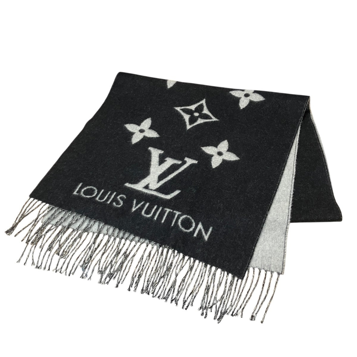 LOUIS VUITTON(ルイヴィトン) カシミヤモノグラムマフラー M71040