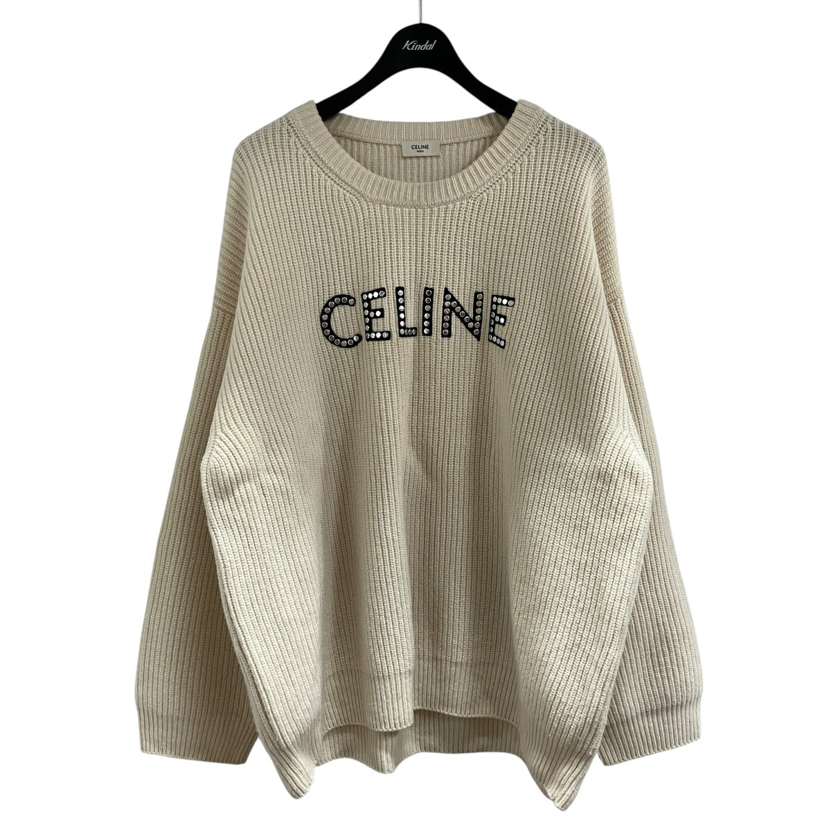 CELINE(セリーヌ) スタッズロゴニットセーター 2A68W642Q アイボリー