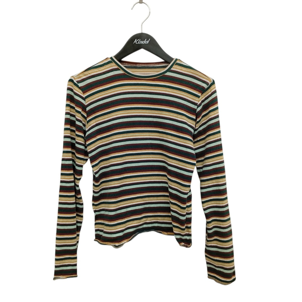 SHIRRING BORDER CREW NECK TOPボーダーカットソー8612-241-0290