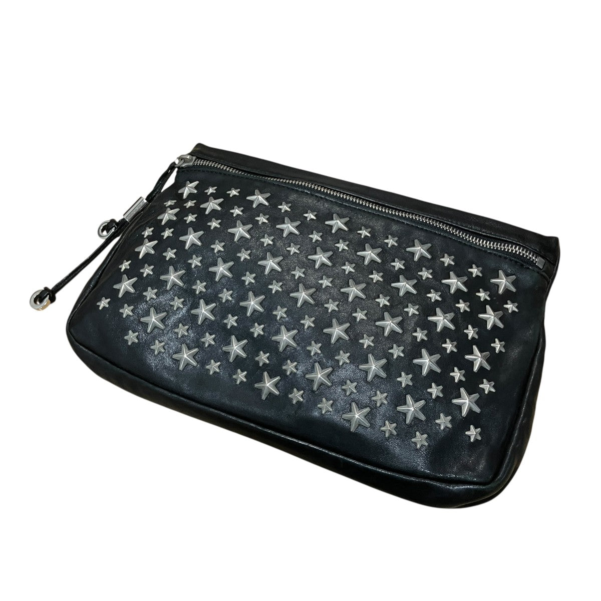 JIMMY CHOO(ジミーチュウ) スタースタッズクラッチバッグ ブラック