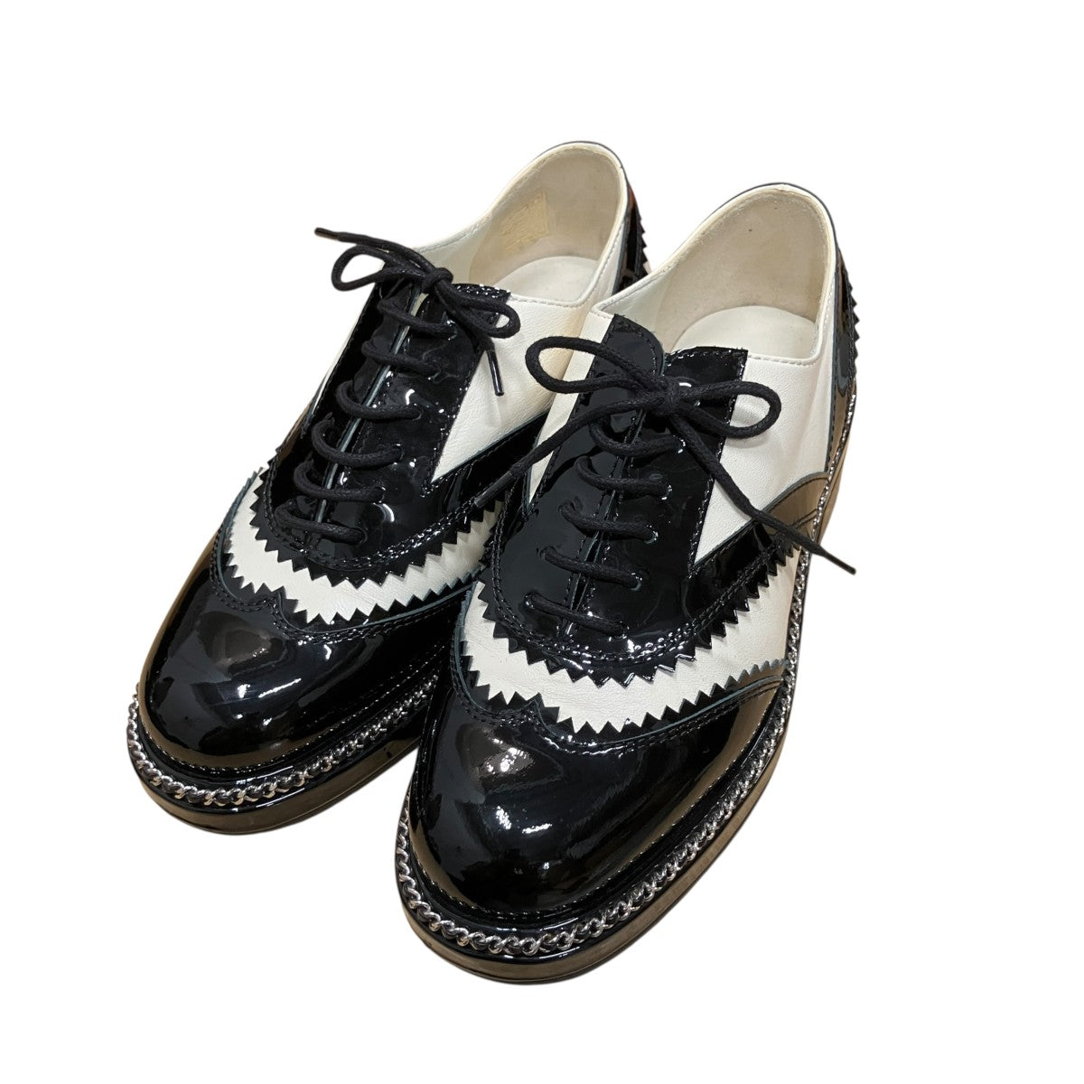 CHANEL ヴィンテージ レースアップシューズ 18000円 CHANEL(シャネル) レースアップドレスシューズ G35316 ブラック