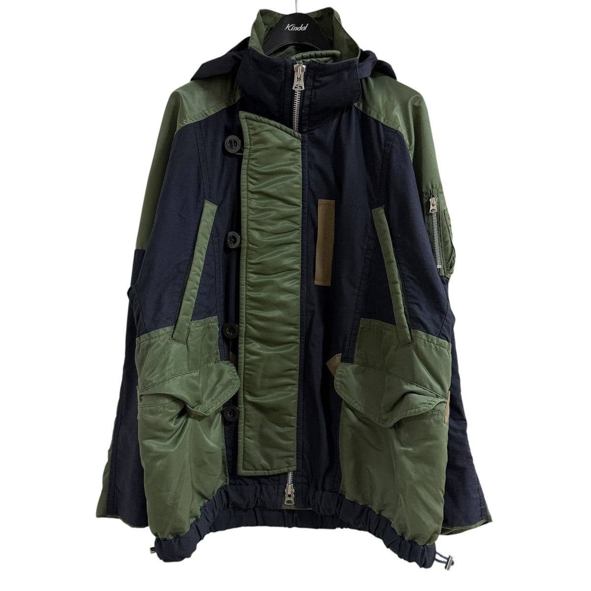 sacai(サカイ) ハイブリットミリタリージャケット 19-02068M ネイビー sacai(サカイ) ハイブリットミリタリージャケット 19-02068M ネイビー
