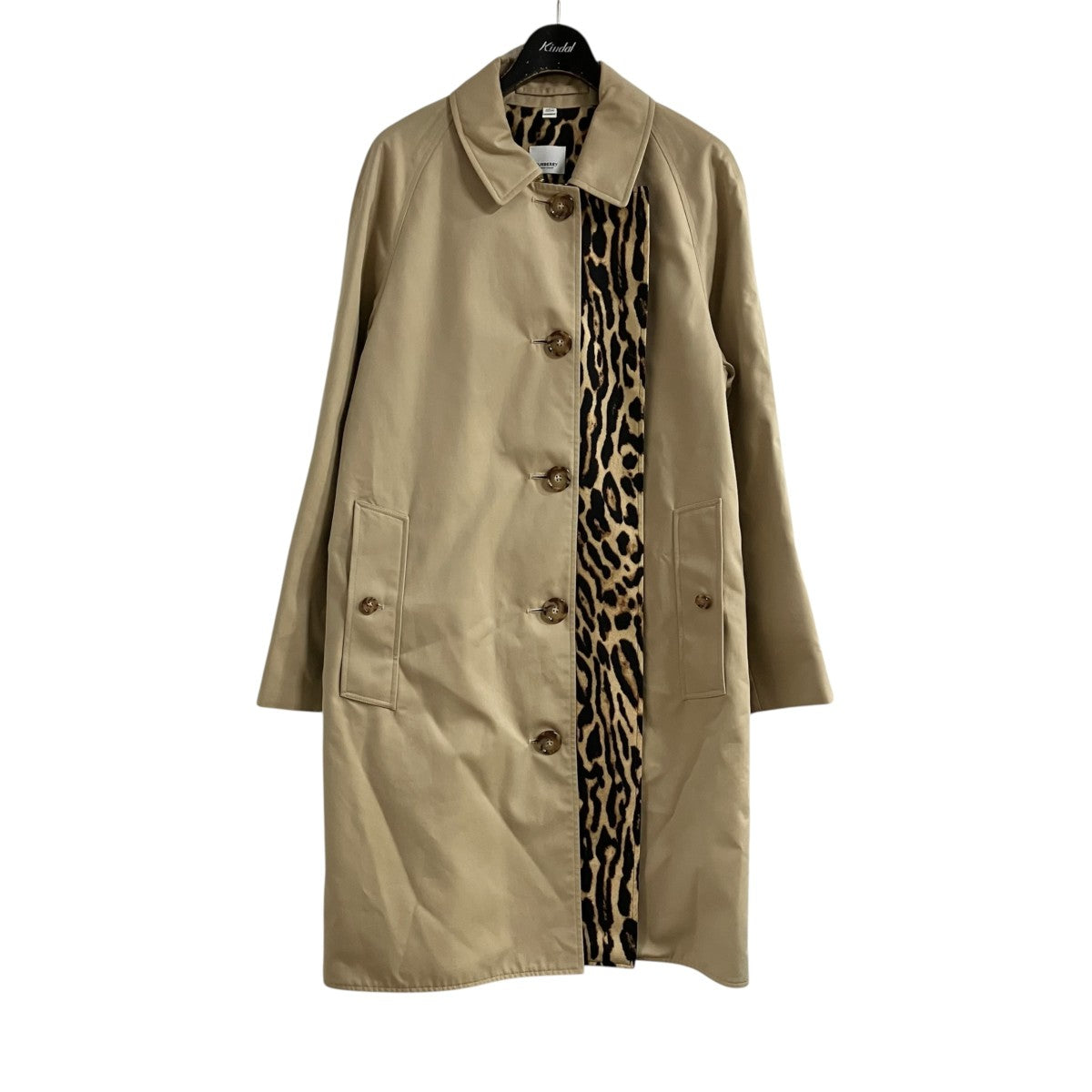 BURBERRY(バーバリー) レオパードスウィッチングステンカラーコート