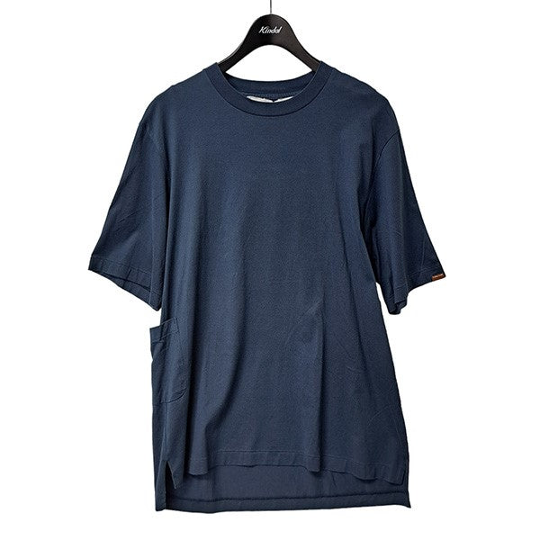 SUNSEA(サンシー) 20SS Leather ピス T-shirt　レザーピスTシャツ
