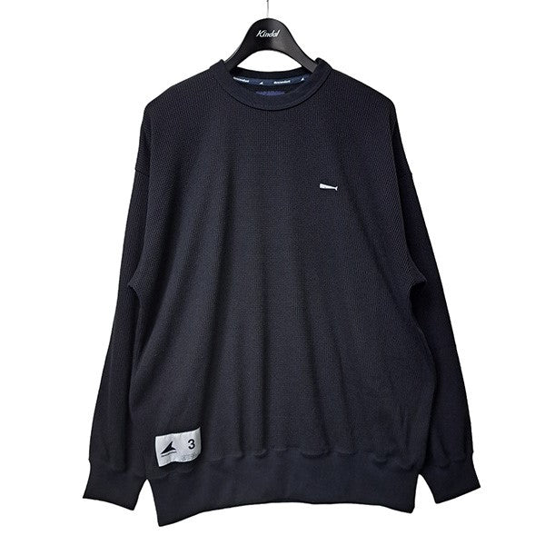 DESCENDANT(ディセンダント) 23AW GAUFRE WAFFLE CREW NECK ワッフル