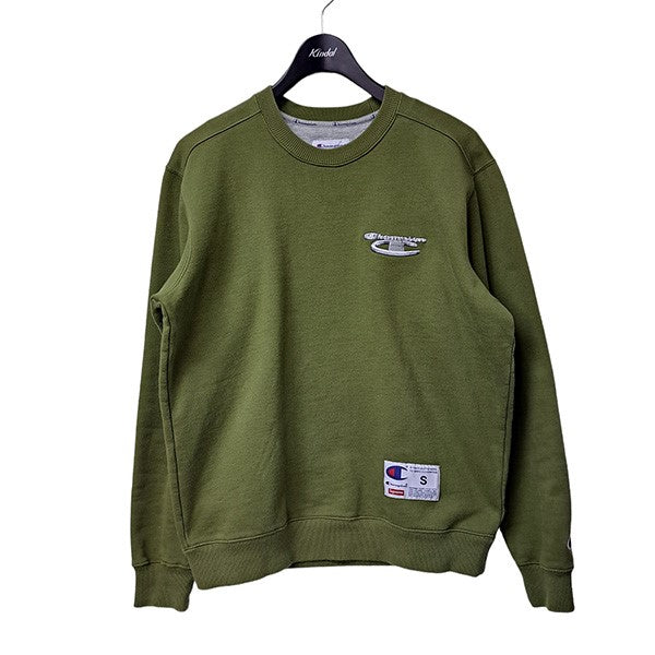 Supreme × Champion 18AW 3D Metallic Crewneck ロゴ刺?スウェットトレーナー グリーン サイズ  12｜【公式】カインドオルオンライン ブランド古着・中古通販【kindal】