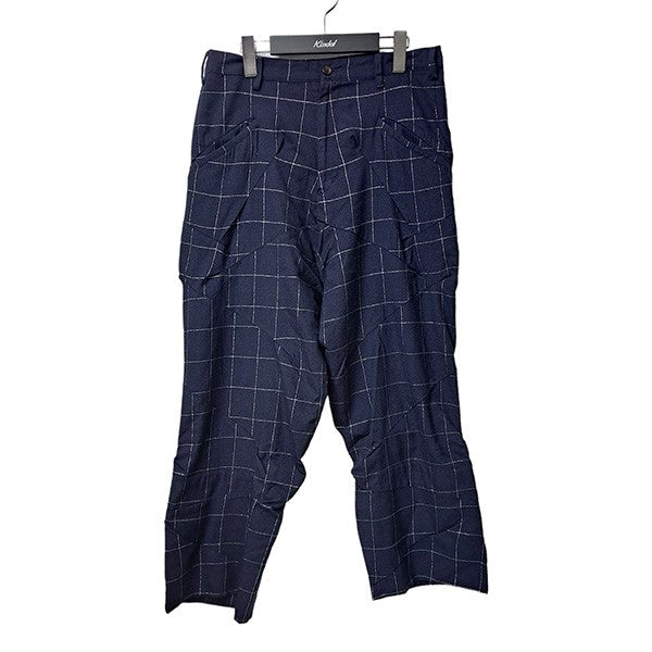 sulvam(サルバム) Darts crazy wide pants ダーツクレイジーワイドパンツSM-P12-200 SM-P12-200  ネイビー サイズ M｜【公式】カインドオルオンライン ブランド古着・中古通販【kindal】