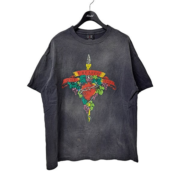 SAINT MICHAEL(セントマイケル) 24SSLM SS TEE／BEATING　プリントTシャツSM-YS8-0000-C44