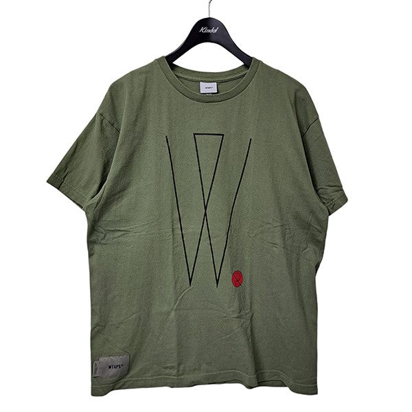 WTAPS(ダブルタップス) プリントTシャツVV/SS/COTTON VV/SS/COTTON オリーブ サイズ  01｜【公式】カインドオルオンライン ブランド古着・中古通販【kindal】