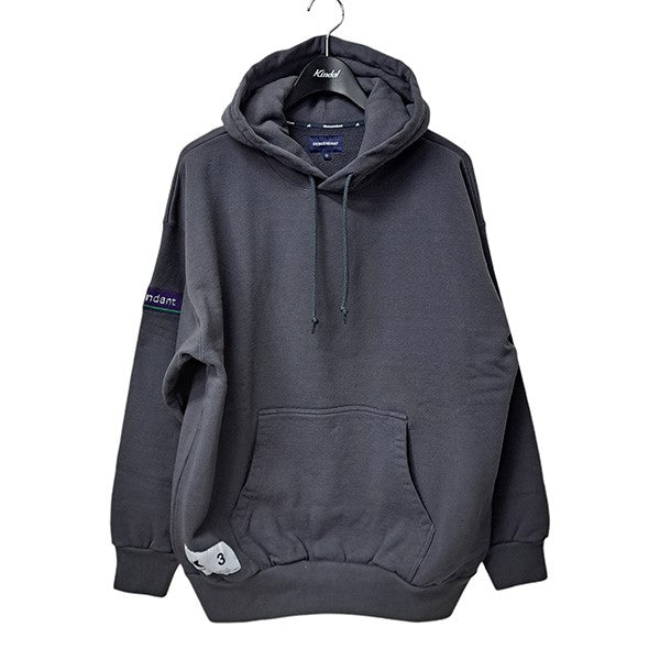 DESCENDANT(ディセンダント) HORIZON HOODY　袖ロゴプルオーバースウェットパーカー