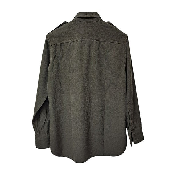 アーミーオフィサーズシャツ エポーレットウールシャツ