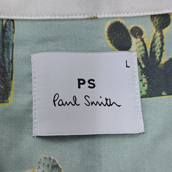 PS Paul Smith Prickly Pearサボテンプリント オープンカラーシャツ 古着・中古-5枚目のアイテム画像