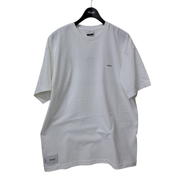 WTAPS ロゴ logo Tシャツ ロゴt ホワイト 白 White 03 Ｌ ダブルタップス WTAPS BANNER TEE ロゴ 半袖Tシャツ 白 211ATDT