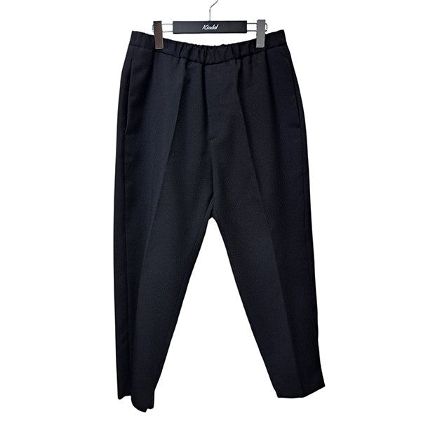 ジルサンダー*46*スラックス/ブラックイージーパンツ*JILSANDER*黒 ジルサンダー*46*スラックス/ブラックイージーパンツ*JILSANDER*黒