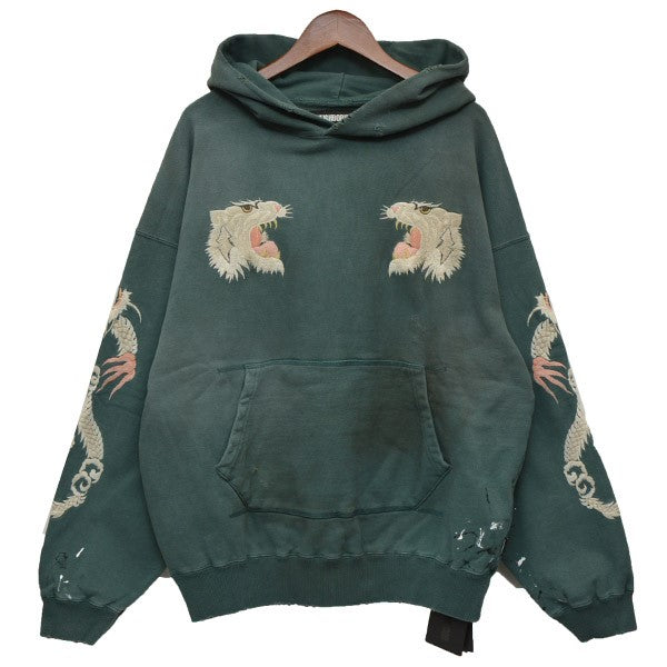 2022AW　SAVAGE-S HOODED LS CO　刺繍パーカー　スウェット