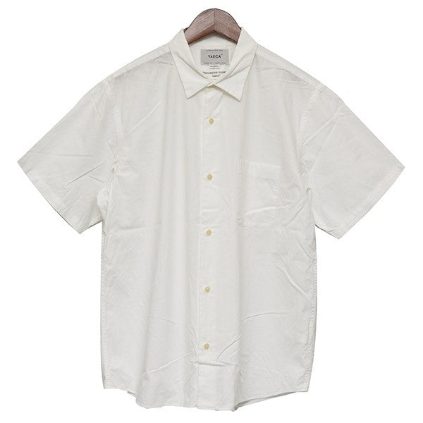 YAECA(ヤエカ) ボタンシャツS／Sワイド　ワイド半袖シャツ