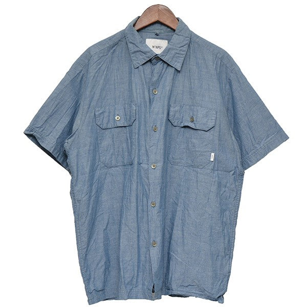 WTAPS(ダブルタップス) 2020SS　DECK SS SHIRT COTTON DANGAREE　ダンガリーシャツ