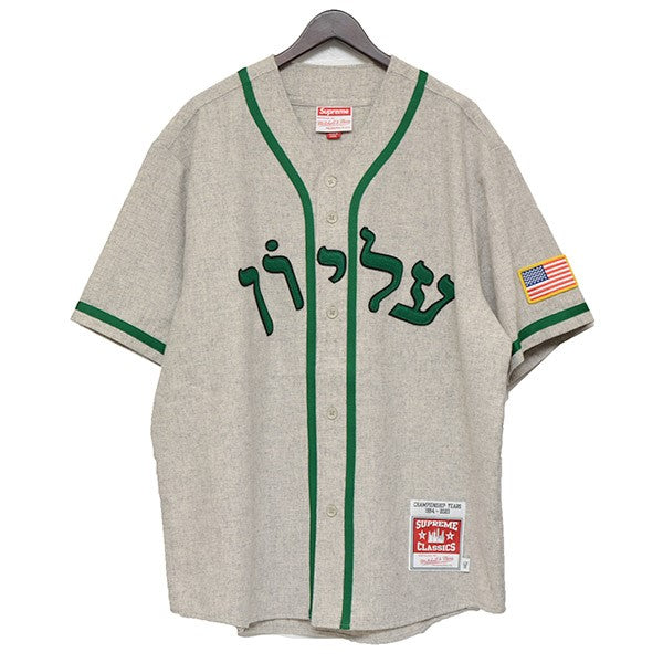 Supreme×Mitchell＆Ness 2023AW Wool Baseball Jersey ベースボール ...