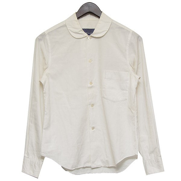 COMME des Garcons(コムデギャルソン) 丸襟シャツ ホワイト サイズ:S レディース シャツ 中古・古着