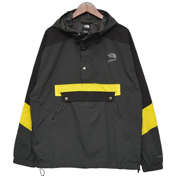 THE NORTH FACE(ザノースフェイス) EXTREME WIND ANORAK JACKET プルオーバージャケット ブルゾン  NF0A4AGS NF0A4AGS ブラック×イエロー サイズ 17｜【公式】カインドオルオンライン ブランド古着・中古通販【kindal】