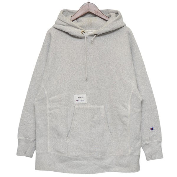 WTAPS×Champion 2021SS REVERSE WEAVE HOODED SWEATSHIRT リバースウィーブパーカー スウェット  C8-T109 C8-T109 ライトグレー サイズ M｜【公式】カインドオルオンライン ブランド古着・中古通販【kindal】