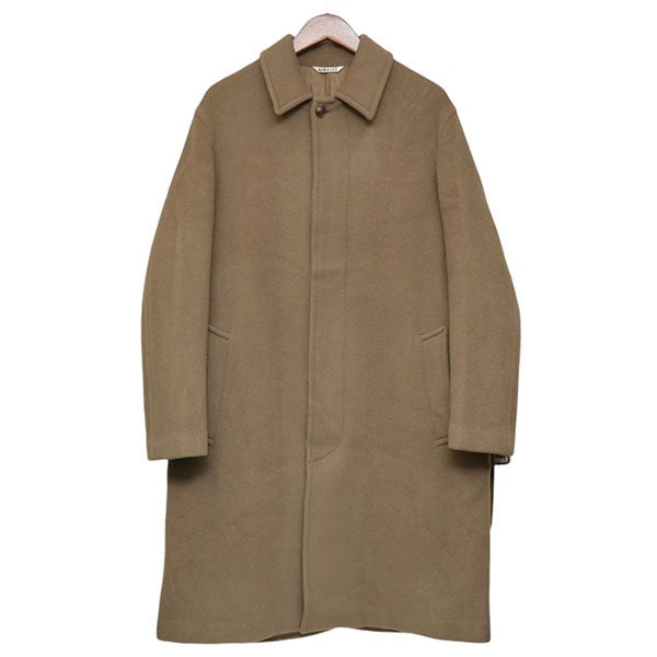 AURALEE(オーラリー) BEAVER MELTON SOUTIEN COLLAR COAT ステンカラーウールロングコート A8AC02BM  A8AC02BM カーキ サイズ 3｜【公式】カインドオルオンライン ブランド古着・中古通販【kindal】