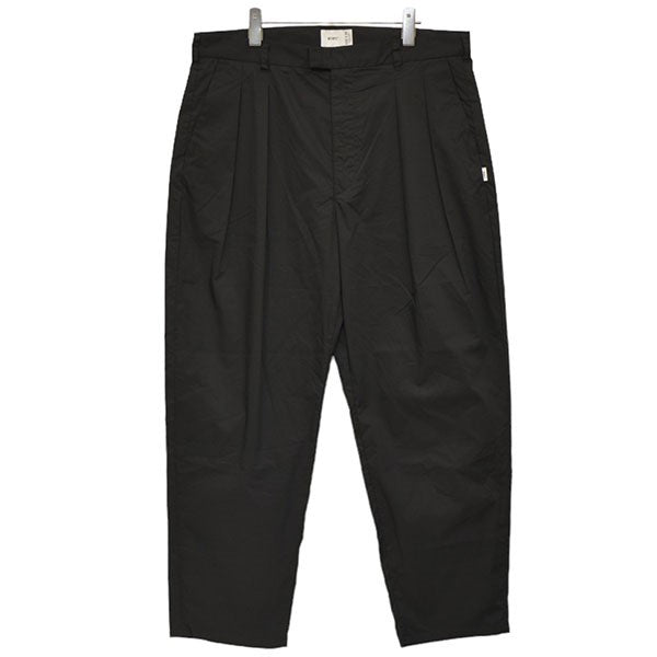 WTAPS(ダブルタップス) 2024SS LEZ HUNTS TROUSERS CTPL WEATHER COOLMAX タックパンツ  241TQDT-PTM03 241TQDT-PTM03 ブラック サイズ X04｜【公式】カインドオルオンライン ブランド古着・中古通販【kindal】