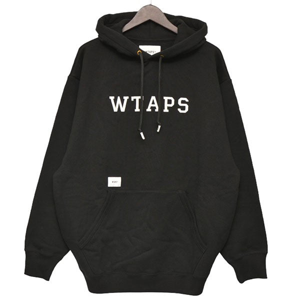 WTAPS(ダブルタップス) 2024SS ACADEMY HOODY COTTON COLLEGE プリントパーカー スウェット  241ATDT-CSM04 241ATDT-CSM04 ブラック サイズ 18｜【公式】カインドオルオンライン ブランド古着・中古通販【kindal】