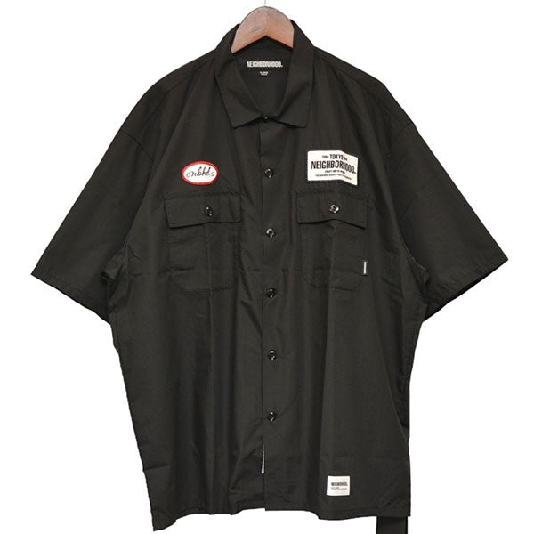 NEIGHBORHOOD(ネイバーフッド) 2024SS CLASSIC WORK SHIRT SS ワークシャツ 241TSNH-SHM02  241TSNH-SHM02 ブラック サイズ XL｜【公式】カインドオルオンライン ブランド古着・中古通販【kindal】