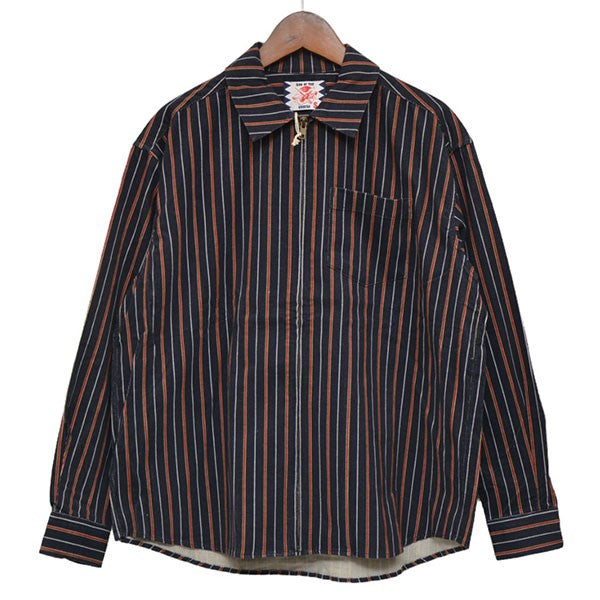 SON OF THE CHEESE(サノバチーズ) ZIP cord Shirt ジップアップコーデュロイシャツ SC1920-SH11  SC1920-SH11 ネイビー サイズ S｜【公式】カインドオルオンライン ブランド古着・中古通販【kindal】