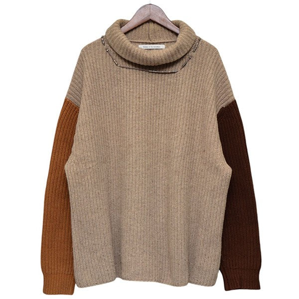 Children of the discordance(チルドレンオブザディスコーダンス) OVERSIZED CHANGEOVER HI-NECK  KNIT オーバーサイズハイネックニット セーター COTDKN-639 COTDKN-639 ブラウン サイズ 1｜【公式】カインドオルオンライン  ブランド古着・中古通販【kindal】