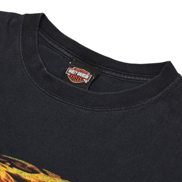 2000年代 Vintage ファイヤープリントTシャツ フレイムTシャツ