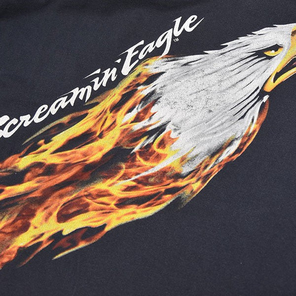 2000年代 Vintage ファイヤープリントTシャツ フレイムTシャツ